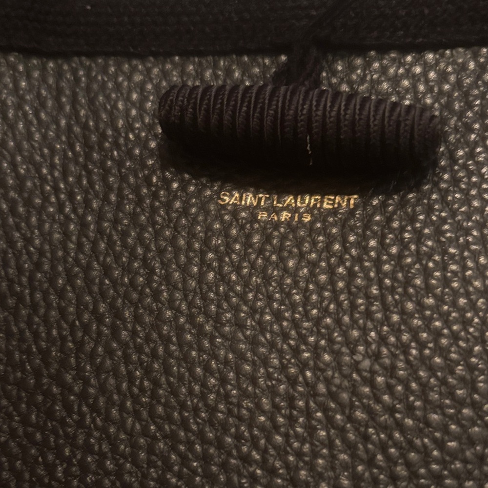Saint Laurent Black Leather Bag